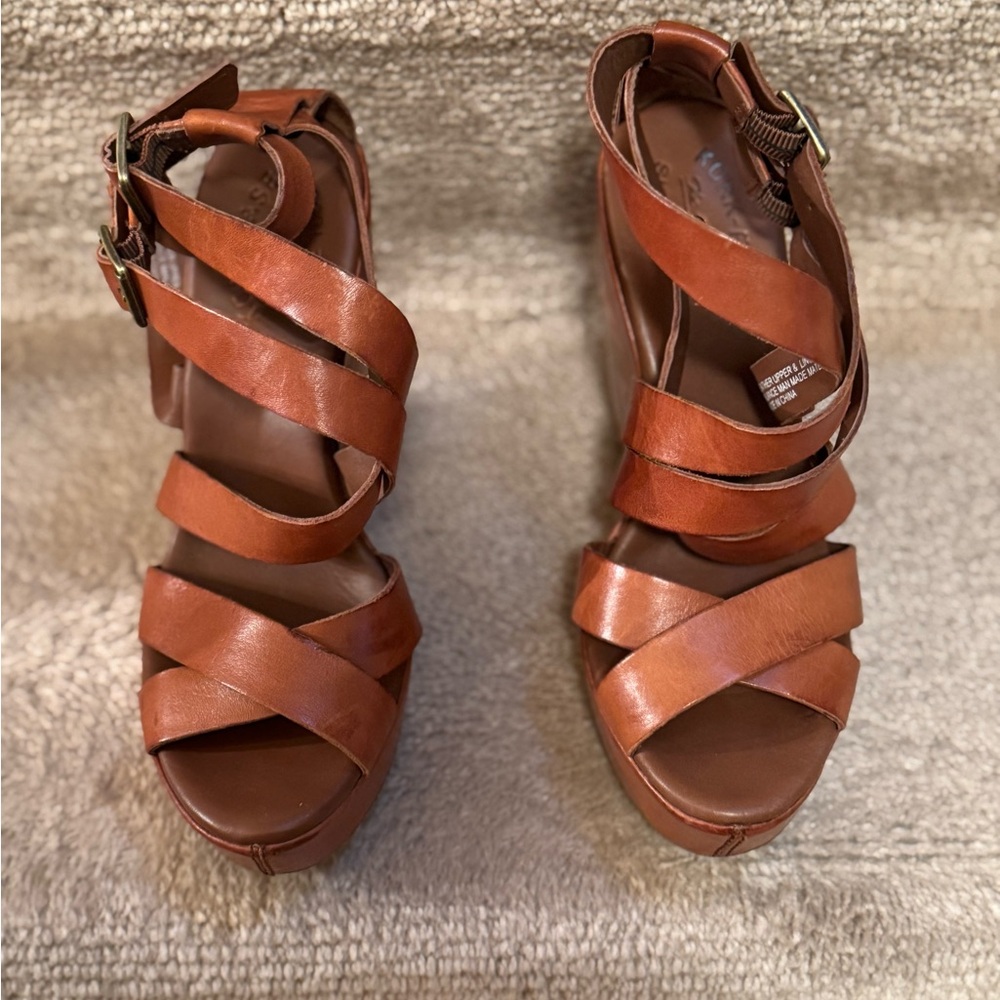 Women's Strappy Brown Sandals